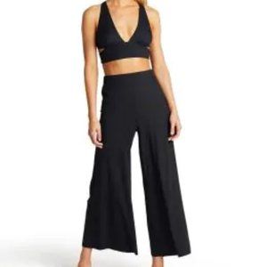 Vitamin A Black Eco Rib Pant